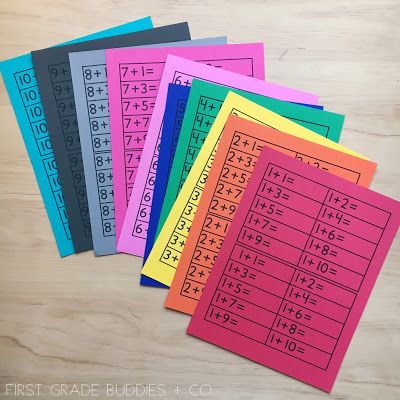 Addition Flashcards, Math Flash Cards, Math Fluency, First Second Third, Math Fact Fluency, Math Operations, Addition Facts, Math Intervention, Math Center Activities