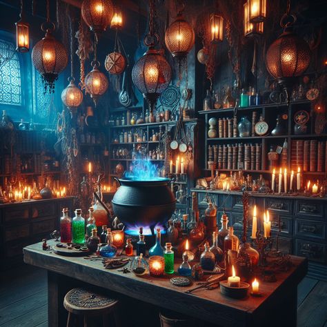 Explore the depths of your spirit with these meditative practices designed for the modern witch. #Spells #Witchcraft #HerbalMagic #Magic #WitchyVibes #Wicca #CrystalEnergy Witch Laboratory, Magical Laboratory, Wizard Lair, Magic Laboratory, Witch Lair, Witches Lair, Witch Artwork, Witch Spells, Magical Room