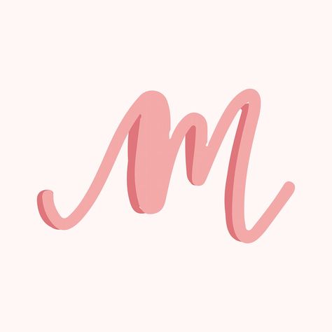 Letter M doodle typography vector | free image by rawpixel.com / Aum Letter Doodle, M Alphabet, Kid Cartoon, Doodle Font, Vector Typography, M Letter, Letter M, Cartoon Art, Premium Vector