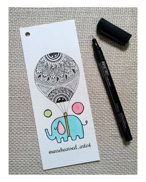 Mandala bookmark Mandala Drawing Bookmark, Book Mark Design Ideas Drawing, Hard Mandala Art, Mandala Art Bookmark, Small Mandalas, Cartoon Bookmarks, Sufi Art, Mandala Bookmark, Small Mandala