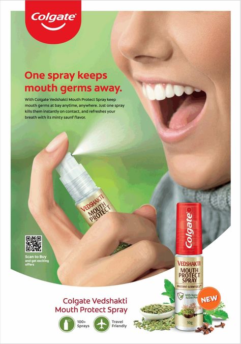 colgate-vedshakti-mouth-protect-spray-instant-germ-kill-ad-toi-delhi-27-12-2020 Spray Advertising, Mouth Care, Homemade Mouthwash, Mouth Spray, Mouth Freshener, Tipografi 3d, Loose Tooth, Social Media Advertising Design, Stronger Teeth