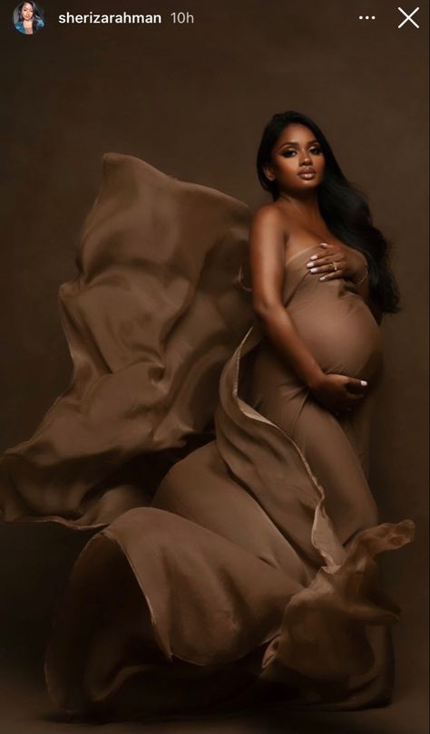 Keke Palmer Maternity Shoot, Ciara Maternity Shoot, Jcpenney Maternity Portraits, Maturity Photoshoot Black Couple, Maternity Shoot Black Couple Ideas, Maternity Photoshoot Outfits Black Women, Silk Sheet Maternity Shoot, Shades Of Brown Maternity Shoot, Drape Maternity Pictures