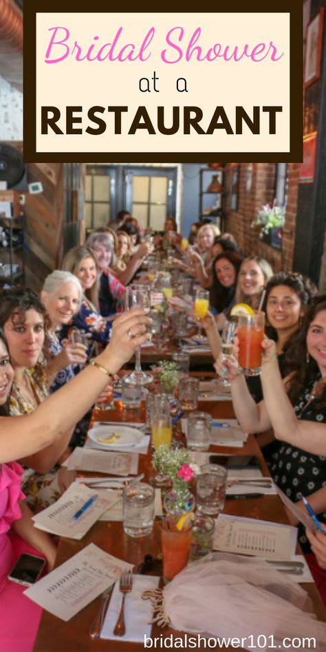 There are so many benefits of having a bridal shower at a restaurant. But the idea could be confusing and you may have some questions. No worries! In this article, I will answer some questions you may have and give some tips for hosting a bridal shower at a restaurant. Bridal Shower Brunch At Restaurant, Bridal Shower Dinner At Restaurant, Restaurant Wedding Shower Ideas, Bridal Shower Decorations Restaurant, Bridal Shower Decorations At Restaurant, Bridal Shower Ideas Restaurant, Bridal Shower Lunch Themes, Bridal Shower In Restaurant, Bridal Shower At Restaurant Decor