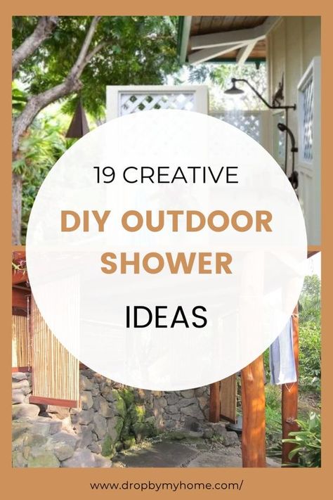 19 Creative DIY Outdoor Shower Ideas  Add a touch of luxury to your outdoor space with these 19 creative DIY outdoor shower ideas. From rustic setups to modern designs, explore how to build your own outdoor shower for a refreshing and stylish addition to your backyard. Perfect for those who love outdoor living and unique home projects. Outdoor Shower Design Ideas, Outside Shower Ideas Backyards Diy, Outdoor Shower Ideas Diy, Outside Shower Ideas Backyards, Backyard Shower Ideas, Diy Outdoor Shower Ideas Simple, Outdoor Shower Ideas Backyards, Rustic Outdoor Shower Ideas, Outside Shower Ideas