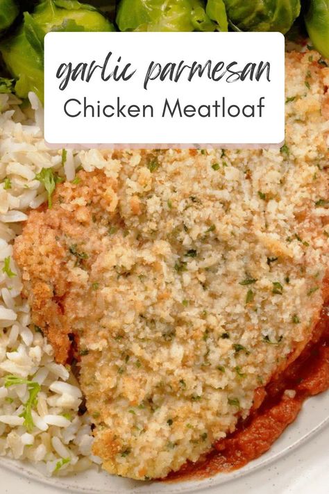 If you love chicken parmesan and meatloaf, this is a must-try. We made this chicken parmesan meatloaf to enjoy the goodness of two dishes in one. #chickenrecipes Chicken Parmesan Mini Meatloaf, Garlic Chicken Meatloaf, Parmesan Chicken Meatloaf, Chicken Meatloaf Recipes Healthy, Chicken Parm Meatloaf, Garlic Parmesan Chicken Meatloaf, Chicken Meatloaf Recipes, Ground Chicken Meatloaf, Chicken Parmesan Meatloaf