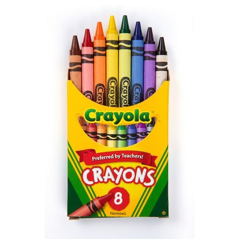 Crayola Box, Purple Crayon, Crayon Set, Crayola Crayons, Crayon Box, Art Tool, Coloring Supplies, Crayon Art, Classic Kids