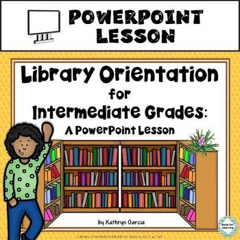 Library Orientation Elementary, School Library Lessons, Library Orientation, Library Signage, Motivate Students, Powerpoint Lesson, Library Lessons, Student Motivation, School Library