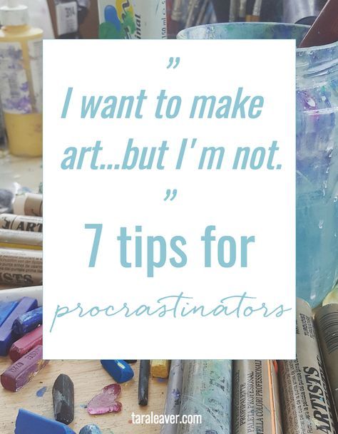 Sometimes you really want to be making your art... except you aren't. Here are 7 tips for procrastinators to help you get back on track doing what you love. New Art Techniques, Art Biz, Art Advice, Get Back On Track, Modern Art Paintings, Art Instructions, Artist Life, Painting Lessons, Back On Track