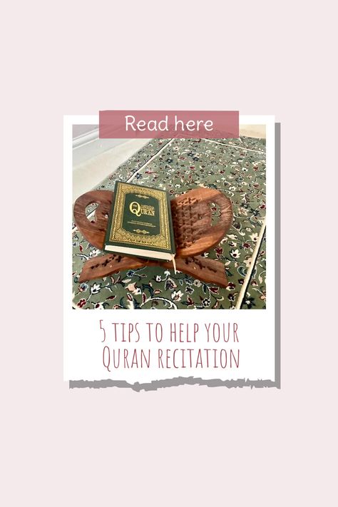 Do you listen to the beautiful recitation of the Quran and wonder how you can recite like that? Here are my 5 top tips to help you on your journey of reciting Quran beautifully with tajweed. Quran Worksheets, Muslim Parenting, Accountability Partner, Muslim Kids, How To Pronounce, The Quran, Quran Recitation, Success And Failure, Activity Days