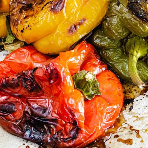 Baked Peppers Oven, Roasting Green Peppers In Oven, Roasted Green Peppers Oven, Oven Roasted Bell Peppers, Oven Roasted Peppers And Onions, Roasting Peppers In Oven, Roast Peppers In Oven, Roasted Bell Peppers Oven, Roasted Peppers Oven