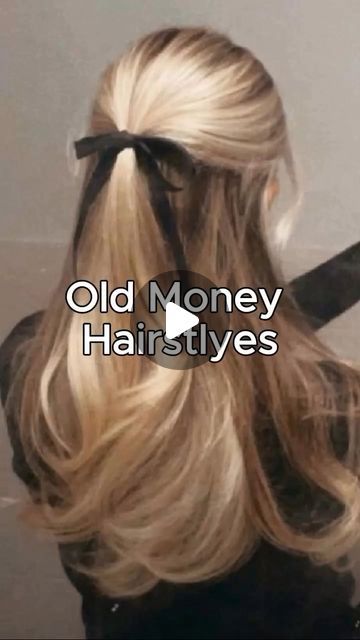 Old Fashioned Hairstyles, Old Money Hairstyles, Sophisticated Hairstyles, Kadeřnické Trendy, Classy Hairstyles, Old Hairstyles, Money Girl, Hairstyles For Girls, Classy Aesthetic