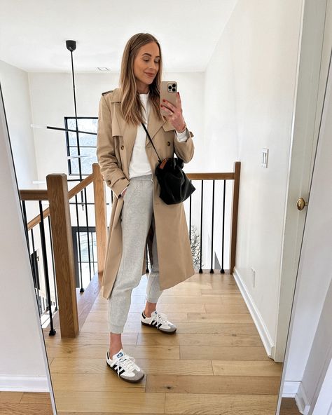 Athleisure Outfits Casual, Adidas Sneakers Outfit, Adidas Samba Outfit Women, Sambas Adidas Women Outfit, Samba Adidas Outfit, Sambas Adidas, Looks Adidas, Comfortable Winter Outfits, Adidas Outfit Women