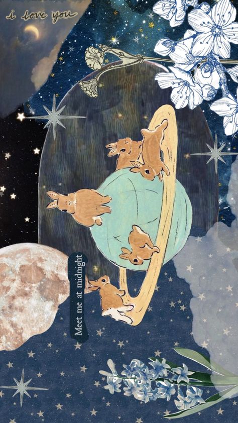 #aesthetic #shufflesbypinterest #midnight #taylorswift #taylorsversion #bunnies #space Bunny Art Wallpaper, Blue Bunny Aesthetic, Varvara Stepanova, Bunny Drawings, Space Bunny, Space Bunnies, Shuffles Aesthetic, Rabbit Wallpaper, Bunny Drawing