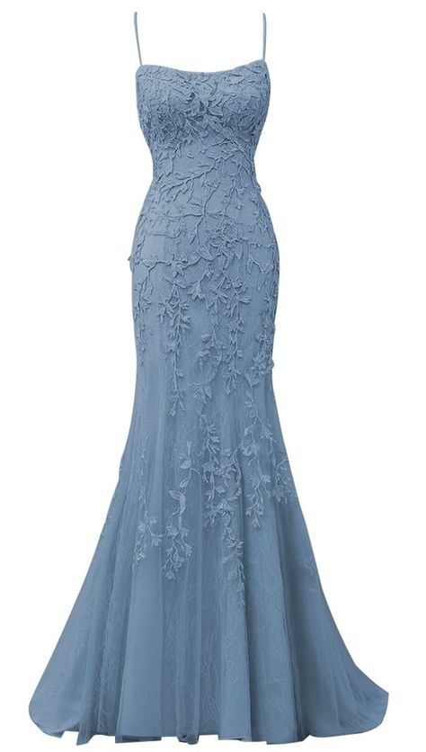 Light Blue Wedding Dress Mermaid, Bodycon Gowns Long, Styles Of Prom Dresses Chart, Dusty Blue Grad Dress, Muted Blue Prom Dress, Spaghetti Strap Gown Evening Party, Dusky Blue Prom Dress, Formal Blue Dress Long, Ball Dresses Mermaid