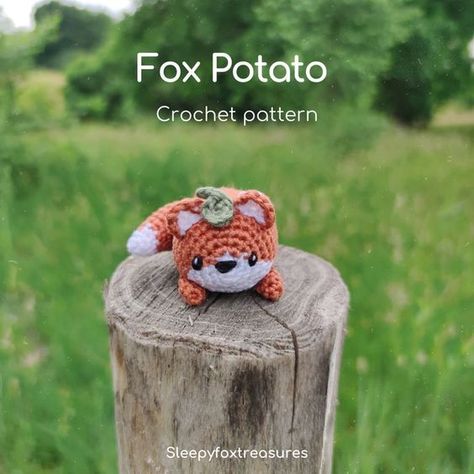 Fox potato amigurumi, small stackable fox crochet plush, crochet animal PDF pattern Stackable crochet toy pattern #stackablecrochettoypattern #crochet #crochettoy #crochettoys 1.1088 Potato Amigurumi, Free Crochet Toy Patterns, Crochet Boys, Fox Crochet Pattern, Fox Amigurumi, Fox Crochet, Plush Crochet, Crocheted Fox Pattern, Amigurumi Fox