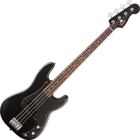 0140175506_gtr_frt_001_rr_front. Black Bass, Fender Precision Bass, Duff Mckagan, Fender Squier, Fender Guitar, Garage Band, Black Parade, Bass Amps, Guitar Tutorial