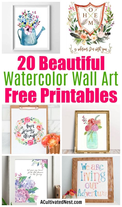 Wall Art Free Printables, Free Printable Artwork, Wall Art Printables, Wal Art, Summer Wall Art, Spring Wall Art, Spring Printables, Free Printable Wall Art, Free Printable Art