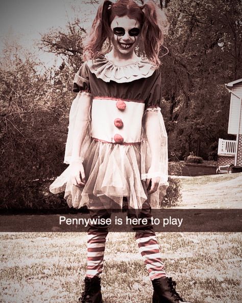 Scariest Halloween Costumes, It Pennywise, Scary Halloween Costumes, Scary Costumes, Halloween 2019, For My Daughter, Scary Halloween, My Daughter, To My Daughter