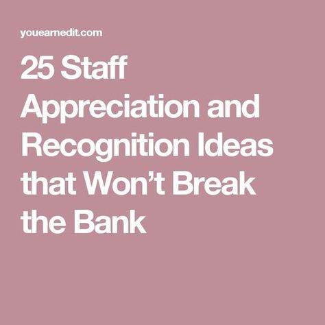 Employee Appreciation Ideas Offices, Employee Appreciation Ideas Staff Morale, Employee Appreciation Ideas, Work Appreciation, Work Incentives, Recognition Ideas, Work Team Building, Staff Retention, Teacher Morale