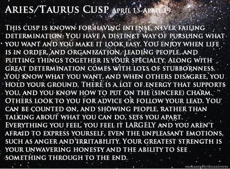 Aries Taurus Cusp, Cusp Signs, Horoscope Quotes, Zodiac Cusp, Taurus Traits, Taurus Aries, Gemini Quotes, Scorpio Moon, Aries Taurus