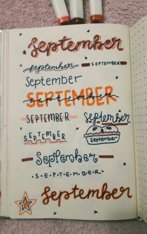 How To Write September In Calligraphy, September Title Ideas, Calendar Writing Ideas, September Whiteboard Ideas, September Whiteboard Calendar, September Handwriting, September White Board Calendar Ideas, Calendar Ideas Aesthetic, September Header