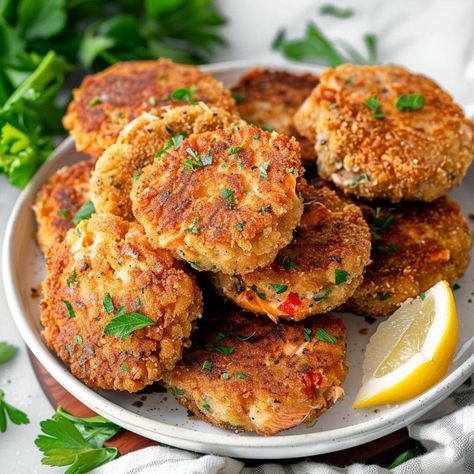 SOUTHERN FRIED SALMON PATTIES Southern Fried Salmon Patties, Lobster Tail Recipe, Fried Salmon Patties, Sausage Sauerkraut, Reading Areas, Texas Pete, Flaked Salmon, Tuna Patties, Lobster Recipes Tail