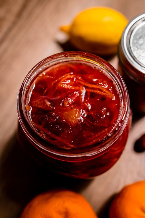 Orange Cranberry Marmalade Recipe, Orange Cranberry Marmalade, Cranberry Orange Marmalade Recipe, Cranberry Orange Marmalade, Making Marmalade, Winter Produce, Orange Marmalade Recipe, Christmas Jam, Marmalade Recipe