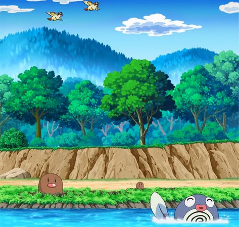 Pokemon Forest Background, Pokemon Background Landscape, Pokémon Scenery, Pokémon Landscape, Pokemon Landscape, Pokemon Scenery, Pokemon Forest, Pastel Pokemon, Pokemon Locations