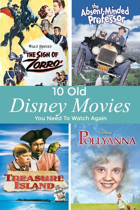 10 Old Disney Movies You Should Watch Again Absent Minded, Disney Movies List, Old Disney Movies, Disney Characters Costumes, Run Disney Costumes, Davy Crockett, Disney Movies To Watch, Classic Disney Movies, Disney Treasures