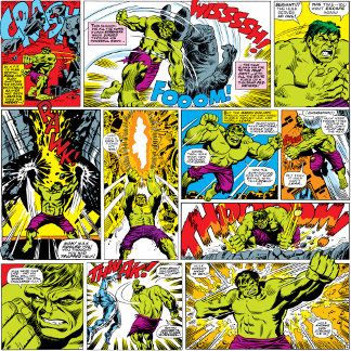 Marvel Comics - Hulk Comic Book Panel Pattern Hulk Poster, Marvel Comics Hulk, Marvel Comics Vintage, Hulk Comic, Marvel Comics Covers, Retro Comic Book, Comic Book Panels, Hulk Marvel, Girl Toys