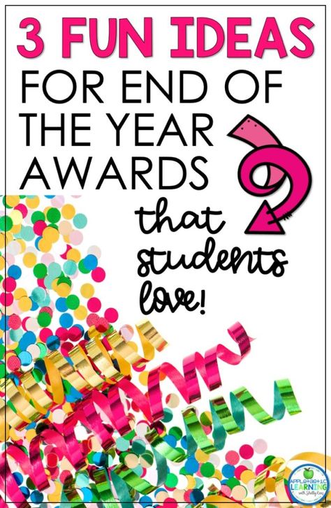 Recognize your students and their achievements for the school year with end of the year students awards. This article will give you a variety of student awards and certificates ideas that your students will love. Find suggestions for a classroom award ceremony or end of the year party for your students and their families. Perfect for students of all ages. Let your students know that you recognize more than academic achievements. #Elementary #EndoftheYear #StudentAwards #UpperElementary Middle School Awards Ideas, Awards Ceremony Ideas, End Of Elementary School Party Ideas, End Of Year Awards Ceremony Decorations, End Of Year Certificates Student Awards, Art Awards For Students, Classroom Awards Ideas, End Of Year Class Party Ideas Elementary, End Of Year Awards For Students