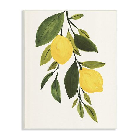 Add a touch of cheerfulness to your walls with this framed lemon art print from Stupell Home Decor.Click this HOME DECOR & FURNITURE GUIDE to find the perfect fit and more! Add a touch of cheerfulness to your walls with this framed lemon art print from Stupell Home Decor. Click this HOME DECOR & FURNITURE GUIDE to find the perfect fit and more! Rustic botanical design Artist: Annie WarrenDETAILS Small: 15"H x 10"W x 0.5"D, weight: 2 lbs Medium: 19"H x 13"W x 0.5"D, weight: 3 lbs. Wood Hangs by h