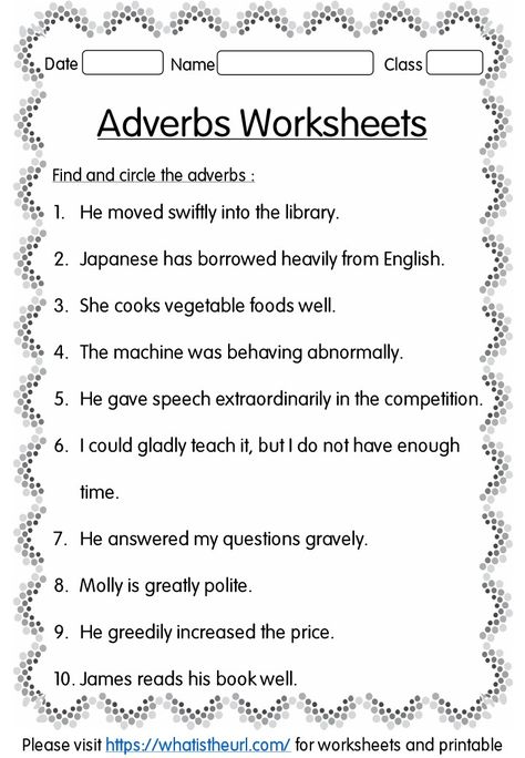 This adverbs worksheet contains about 10 questions. The worksheet also contains answer key, please download the PDF Adverbs Worksheet for Grade 2 Adverb Worksheet 2nd Grade, Adverbs Worksheet 2nd Grade, Verb And Adverb Worksheet, Parts Of Speech Worksheet 3rd Grade, Adverb Worksheet For Class 3, Adverbs Worksheet For Grade 1, Adverb Worksheets For Grade 2, Parts Of Speech Worksheet With Answers, Adverbs Worksheet Grade 3