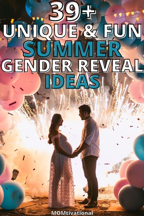 Lake Gender Reveal Ideas, Beach Theme Gender Reveal, Beach Gender Reveal Ideas, Gender Reveal Theme Ideas Unique, Summer Gender Reveal Ideas, Summer Gender Reveal, Beach Gender Reveal, Creative Gender Reveal Ideas, Sibling Gender Reveal