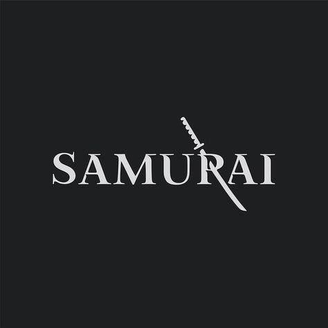 LogoInspire | Logo Inspiration on Instagram: “Samurai by @tick_design . . Follow us and tag #logoinspire to be featured.  #logo #logos #design #graphicdesign #sign #symbol #emblem #mark…” Dm Logo, Japanese Logo, Logo Design Inspiration Branding, Japanese Games, Logo Art, Samurai Art, Design Image, Game Logo, Text Logo