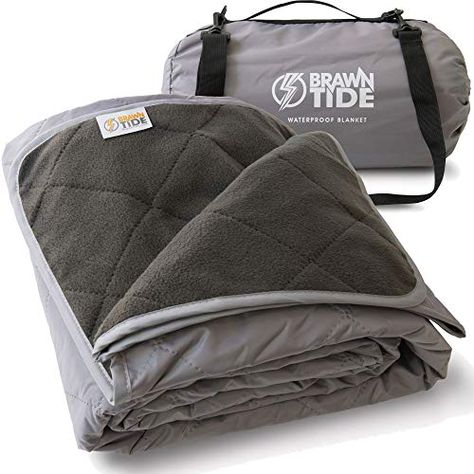 Brawntide Large Outdoor Waterproof Blanket - Quilted with Extra Thick Fleece, Warm, Windproof, Ideal Stadium Blanket, Great for Camping, Festivals, Picnics, Beaches, Dogs (Gray). For product & price info go to:  https://all4hiking.com/products/brawntide-large-outdoor-waterproof-blanket-quilted-with-extra-thick-fleece-warm-windproof-ideal-stadium-blanket-great-for-camping-festivals-picnics-beaches-dogs-gray/ Stadium Blanket, Waterproof Blanket, Kids Picnic, Survival Blanket, Stadium Blankets, Dog Camping, Outdoor Blankets, Camping Blanket, Dog Beach