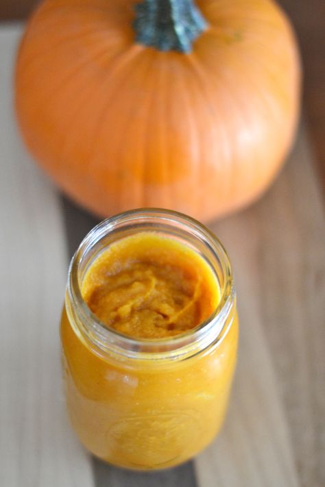 Learn how to make your own pumpkin puree with this easy tutorial. Homemade pumpkin puree, made with fresh pumpkins can be made in the oven or your instant pot! The best part, it tastes better too! Instant Pot Pumpkin Puree, Canning Pumpkin Puree, Instant Pot Pumpkin, Homemade Pumpkin Puree, Home Canning, Pressure Canning, Homemade Pumpkin, Canned Pumpkin, How To Make Homemade