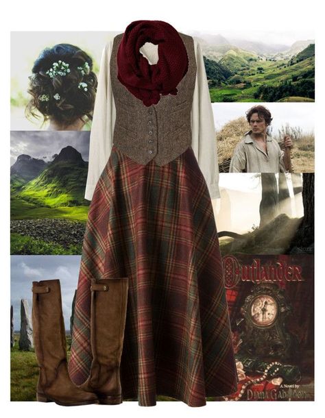 1600s Scottish Fashion, Scottish Inspired Fashion, Historybounding Fashion, Scottish Style Women, Scottish Women Fashion, History Bounding Fashion, Scottish Fashion Woman, Winter Dress Ideas, Outlander Clothing