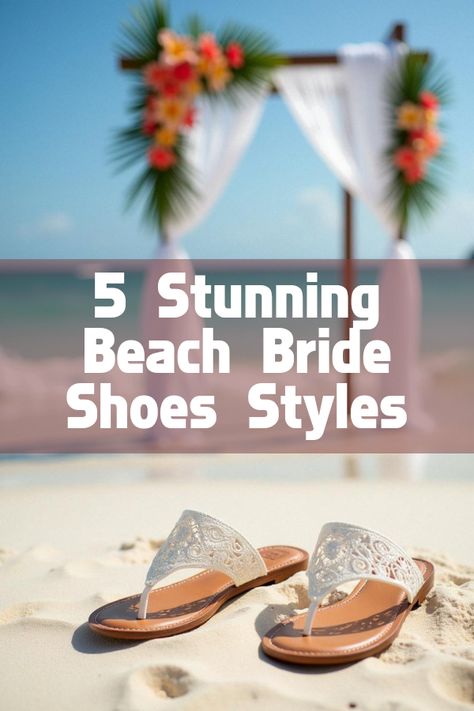 Did you know that picking the perfect beach bride shoes can elevate your seaside wedding look to a whole new level? Discover trendy sandals, elegant wedges, and chic flip-flops that blend style with comfort. Dive into our guide and see how to rock your dream beach bridal outfit effortlessly! Beach Wedding Shoes Guest, Beach Wedding Shoes For Bride, Budget Beach Wedding, Wedding Flats For Bride, White Bridal Flowers, Bride Heels, Beach Bridesmaids, Shoes Guide, Beach Wedding Sandals