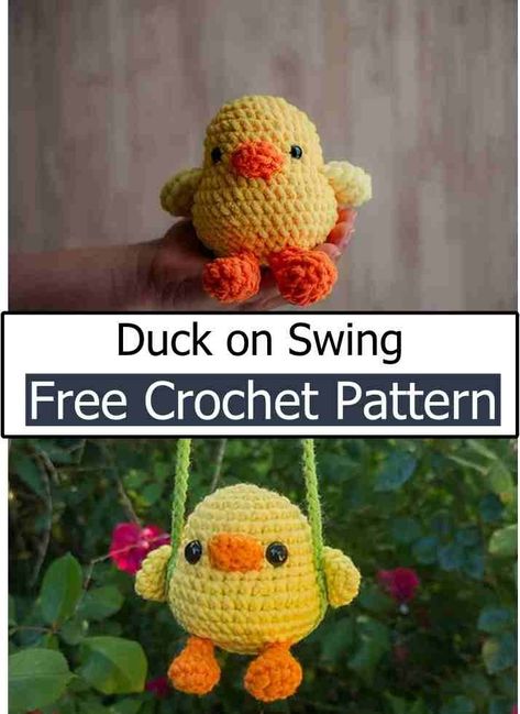 Crochet Duck Amigurumi Duckling Crochet Pattern Free, Crochet Yellow Duck Free Pattern, Free Crochet Duck Pattern, Crochet Rubber Duck Free Pattern, Free Duck Crochet Pattern, Crochet Duck Free Pattern, Duck Crochet Pattern Free, Crochet Duck Pattern Free, Amigurumi Duck Free Pattern