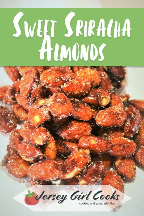 Sweet And Spicy Roasted Almonds, Roasted Nut Recipes, Ranch Almonds Recipe, Savory Almonds Recipes, Dnd Desserts, Sweet And Spicy Almonds, Flavored Almonds Recipe, Vegan Appies, Grass Fed Beef Meatballs