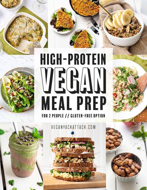 Keto Vegan Meal Prep, Vegan Protein Pizza, High Protein Vegetarian Bento, Healthy Meal Prep For The Week Vegan, Vegan On The Go Meals, Vegan Meal Prep Ideas High Protein, High Protein Vegan Grocery List, Full Nutrition Vegan Meals, Vegan Snacks Protein