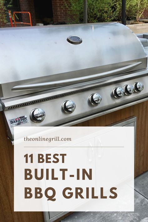 Gas Bbq Grills Outdoor Kitchens, Built In Gas Bbq, Gas Bbq Ideas, Gas Grill Ideas Design, Built In Bbq Ideas Outdoor Barbeque, Outdoor Barbeque Party, Best Outdoor Grills, Built In Bbq Grill, Best Gas Grills