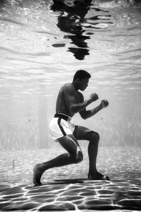 Muhammad Ali Underwater, Mohamed Ali, Muhammed Ali, Mohammed Ali, Under Water, Luxury Art, Muhammad Ali, Quality Photo, White Photo