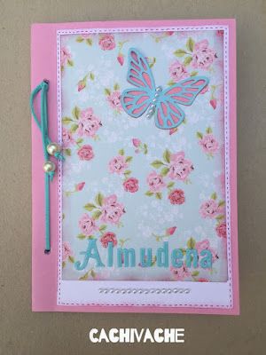 cachivache: Libretas personalizadas Folder Decorado, Ely, School Work, Ideas Para, Decorative Tray, Notebook, Art