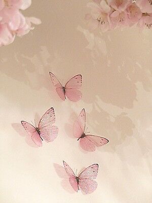 Butterfly Bedroom, Fairy Dust, Bedroom Accessories, Butterflies, Bedroom, Flowers, Wall, Pink