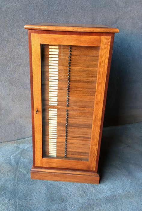 http://www.sellingantiques.co.uk/523757/a-microscope-slide-collectors-cabinet/ Coin Cabinet, Slide Cabinet, Collectors Cabinet, Microscope Slides, Antique Collectors, Microscopes, Kingdom Of Great Britain, Furniture For Sale, Curio Cabinet