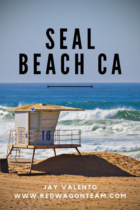 Lifeguard station for Seal Beach, California, Get to know Seal Beach California Seal Beach California, California Pictures, Seal Beach, Local Community, Beach California, Huntington Beach, Long Beach, Small Town, Small Towns