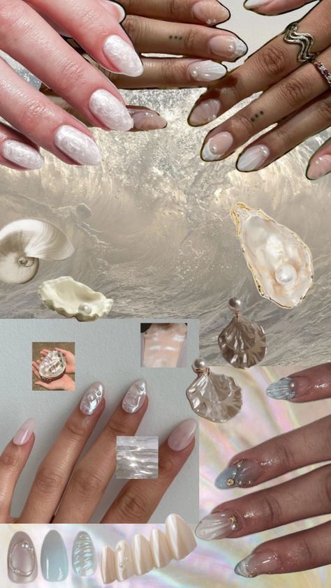 Oyster Nails, Nail Inspo, Nails