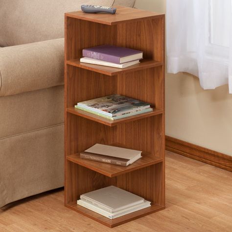 bookshelf. Open Book Shelves, Wooden Book Stand, Rustic Farmhouse Living Room, Small Home Offices, Wooden Rack, Book Stand, Wooden Books, Book Shelves, Corner Shelves